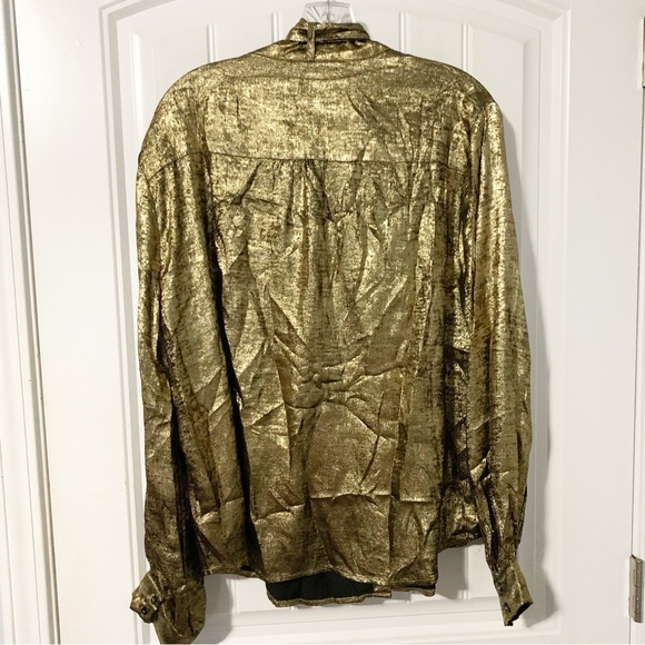 NY&CO Metallic Bow Blouse - Picture 4 of 4